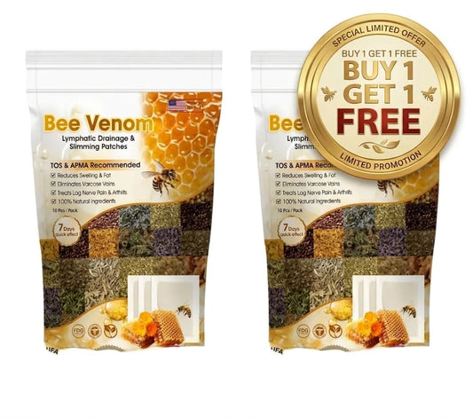 New Bee Venom Foot Patch Stress Relief Detox Patch Solution for Men & Women (BUY 1 GET 1 FREE  ) 🌿👣