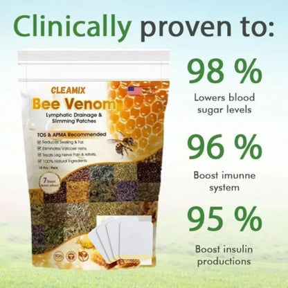 New Bee Venom Foot Patch Stress Relief Detox Patch Solution for Men & Women (BUY 1 GET 1 FREE  ) 🌿👣