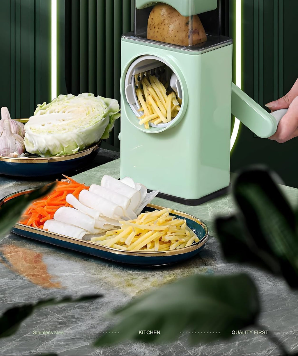 Vegetable Shredder Round Mandoline Slicer